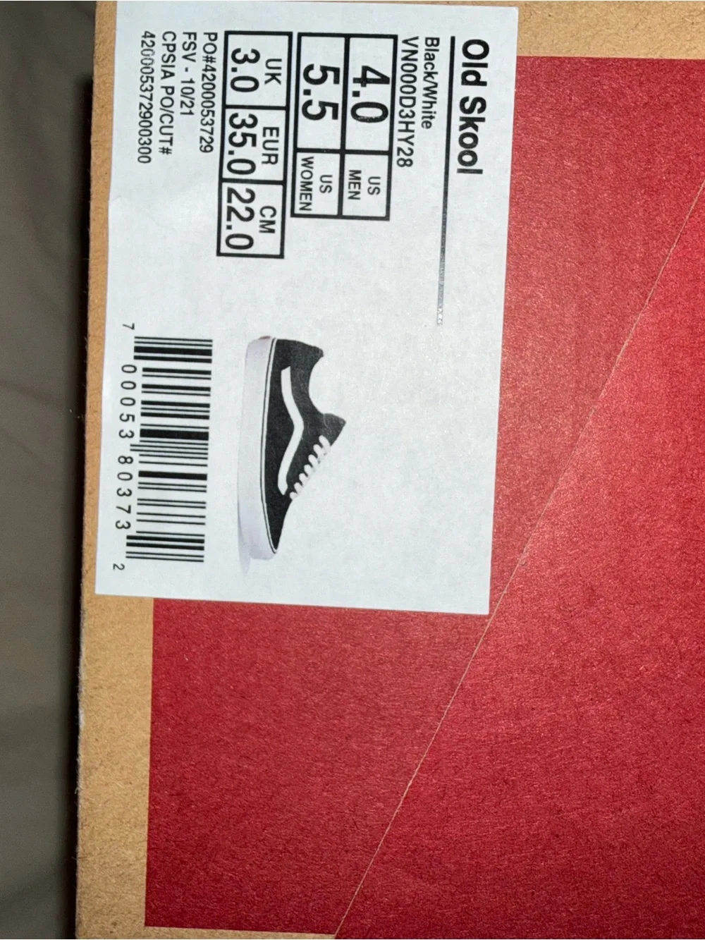 Vans Black and White Low-Top Skate Sneakers